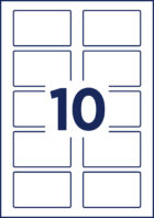 Samolepiace menovky Avery na textil 80x50mm, materiál acetátový hodváb – Obrázok 16