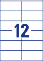 Etikety univerzálne 105x48mm Avery A4, silne lepivé 20 hárkov – Obrázok 6