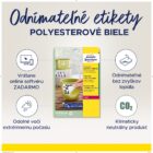 Etikety polyesterové veľmi odolné 63,5x33,9mm Avery A4 biele odnímateľné 20 hárkov – Obrázok 13