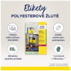Etikety polyesterové veľmi odolné 210x297mm Avery A4 žlté 20 hárkov – Obrázok 18