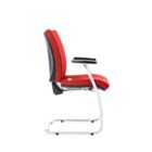 Konferenčná stolička Gala červená D3 – Obrázok 3