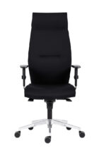 Kancelárske záťažové kreslo Lei 1824 SYN BN7 čierne + podrúčky – Obrázok 2