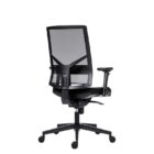 Kancelárska stolička Omnia, čierna BN7 – Obrázok 4