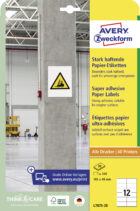 Etikety univerzálne 105x48mm Avery A4, silne lepivé 20 hárkov – Obrázok 9