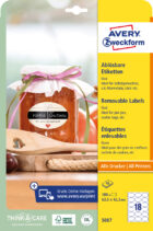 Etikety oválne 63,5x42,3mm Avery 10 hárkov biele – Obrázok 11