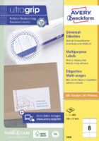 Etikety univerzálne 105x70mm Avery A4 100 hárkov – Obrázok 9
