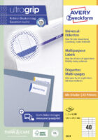 Etikety univerzálne 52,5x29,7mm Avery A4 100 hárkov – Obrázok 5