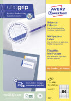 Etikety univerzálne 48,5x16,9mm Avery A4 100 hárkov – Obrázok 8