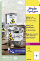 Etikety polyesterové veľmi odolné 99,1x139mm Avery A4 biele 20 hárkov – Obrázok 14