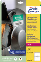 Etikety Avery 210x297 mm, ultra odolné biele – Obrázok 15