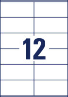 Etikety univerzálne 105x48mm Avery A4, silne lepivé 20 hárkov – Obrázok 8