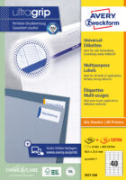 Etikety univerzálne 48,5x25,4mm Avery A4 100 hárkov – Obrázok 2