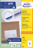 Etikety univerzálne 97x67,7mm Avery A4 100 hárkov – Obrázok 4