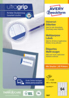 Etikety univerzálne 48,5x16,9mm Avery A4 100 hárkov – Obrázok 4