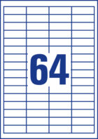 Etikety univerzálne 48,5x16,9mm Avery A4 100 hárkov – Obrázok 2