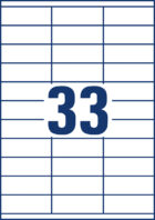 Etikety univerzálne 70x25,4mm Avery A4 100 hárkov – Obrázok 7