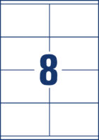 Etikety univerzálne 105x70mm Avery A4 100 hárkov – Obrázok 8