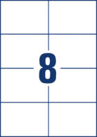 Etikety univerzálne 105x74mm Avery A4 100 hárkov – Obrázok 5