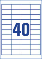 Etikety univerzálne 48,5x25,4mm Avery A4 25+5 hárkov – Obrázok 5