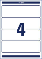 Etikety univerzálne na zakladače 61 x 192 mm Avery A4 25+5 hárkov – Obrázok 6