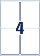 Etikety polyesterové veľmi odolné 99,1x139mm Avery A4 biele 20 hárkov – Obrázok 13