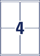 Etikety Avery 99,1x139 mm, ultra odolné biele – Obrázok 14