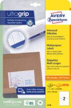 Etikety univerzálne 210x148mm Avery A4 25+5 hárkov – Obrázok 2