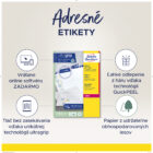 Adresné etikety 63,5x38,1mm Avery A4 100 hárkov, laser – Obrázok 6
