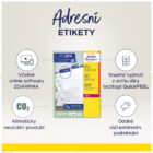 Adresné etikety 99,1 x 42,3 mm, 300 ks, transparentné – Obrázok 5