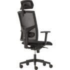 Kancelárska stolička GAME Šéf SYN čierna (Bombay 02) + PDH nastaviteľný + podrúčky P44 – Obrázok 5
