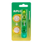 Korekčný roller a lepidlo APLI 2v1, mix farieb – Obrázok 3
