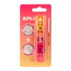 Korekčný roller a lepidlo APLI 2v1, mix farieb – Obrázok 4