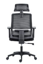 Kancelárska stolička Delfo, čierna – Obrázok 5