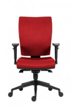 Kancelárska stolička GALA Plus SL červená BN14 + podrúčky AR08 – Obrázok 2