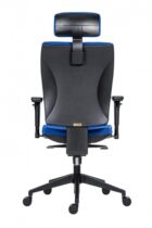 Kancelárska stolička GALA PLUS PDH SL 1580 SYN modrá BN3 + podrúčky AR08 – Obrázok 5