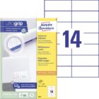 Etikety univerzálne 105x42,3mm Avery A4 100 hárkov