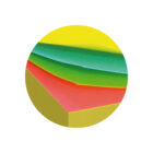 Samolepiaci bloček Stick’n Hopax Alternate, mix neón, 76 x76 mm – Obrázok 2