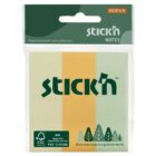 Samolepiaci bloček Stick’n Hopax, 76x25 mm, mix pastelových farieb, 3x50 lístkov