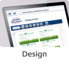 Vizitky, 85x54mm, Avery, A4, saténová úprava ultra biele, 220g – Obrázok 2