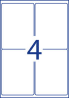 Etikety Avery 99,1x139 mm, ultra odolné biele – Obrázok 7