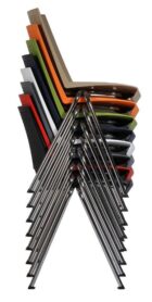 Jedálenská stolička STRIKE 2130, modrá – Obrázok 3