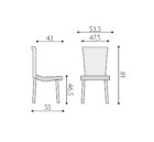 Rokovacia stolička Taurus PN LAYER čierna P26 – Obrázok 3