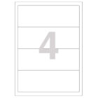 Etikety univerzálne na zakladače 60 x 190 mm Agipa A4 20 hárkov – Obrázok 2