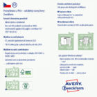 Etikety univerzálne 97x67,7mm Avery A4 100 hárkov – Obrázok 5