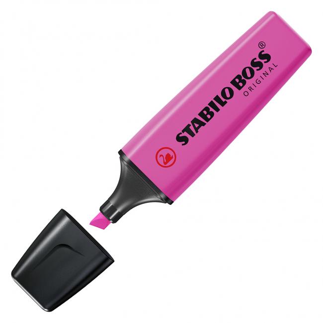 ST007058 Zvýrazňovač STABILO BOSS ORIGINAL svetlofialový – Obrázok 1